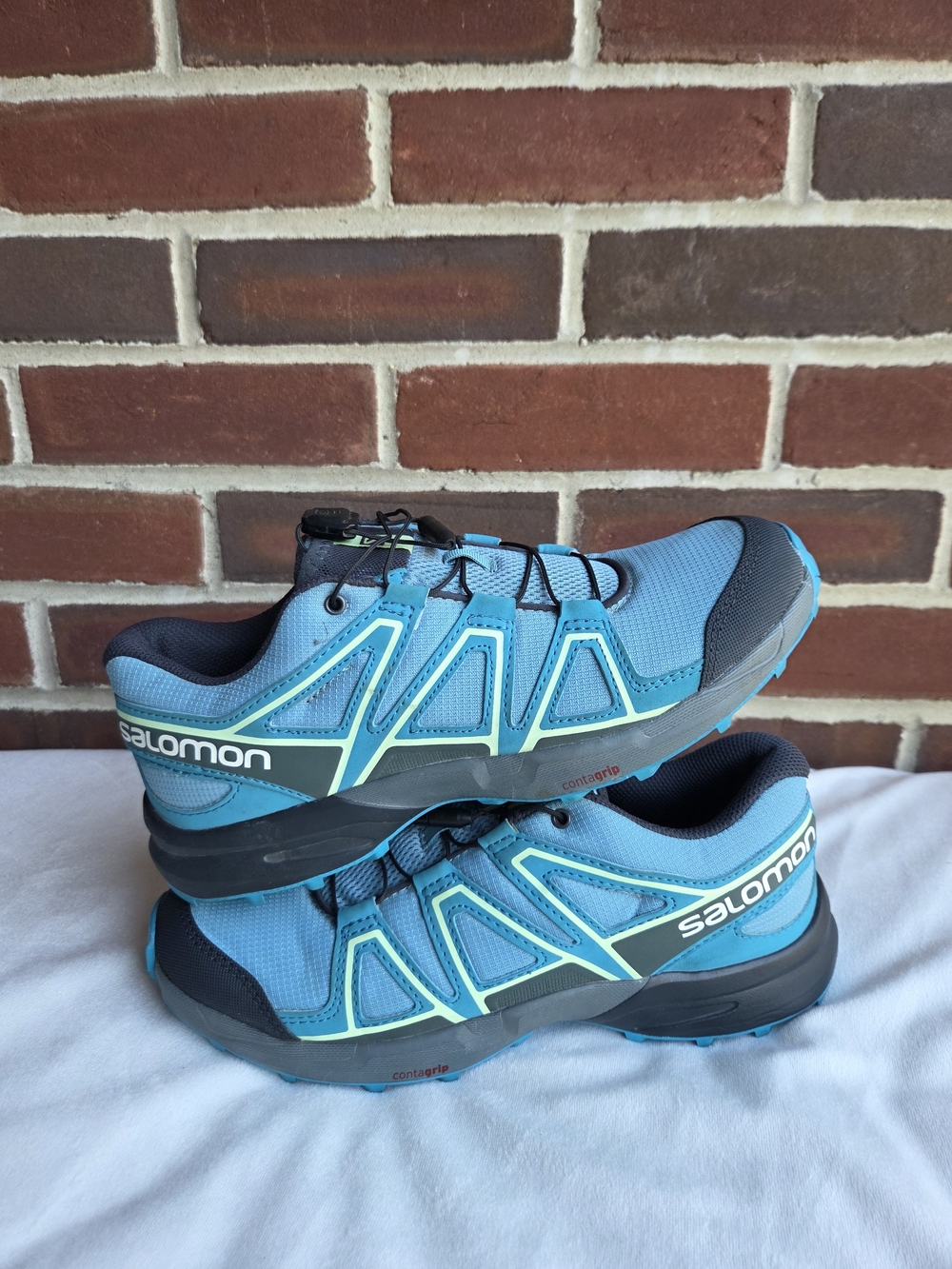 Salomon Speedcross J Youth 7 EU 39 Blue Trail Running Hiking Shoes 414472